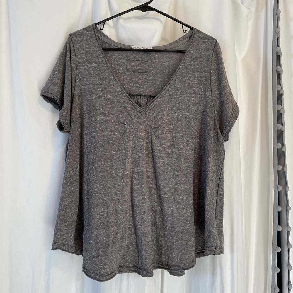 Free People Peplum Tee